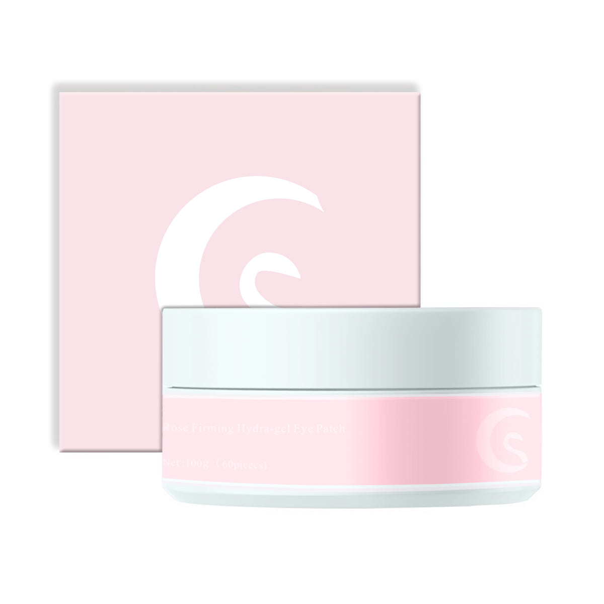 SHES COLOR Rose Firming Hydra-Gel Eye Patches – Cooling Hydrating Under Eye Mask, 60 Pieces (30 Pairs)