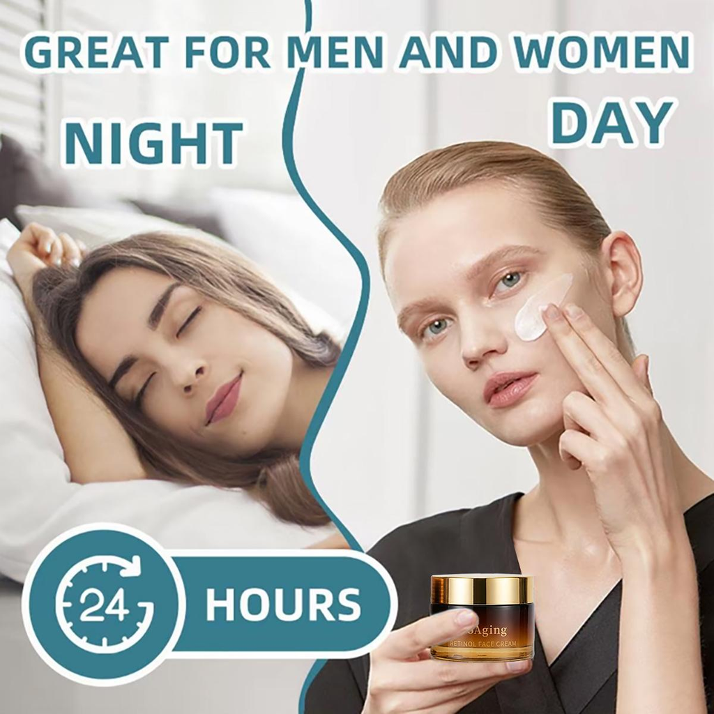 NoAging Retinol Face Cream – Night Moisturizer for Fine Lines, Firm-Looking Skin & Radiance, 50g