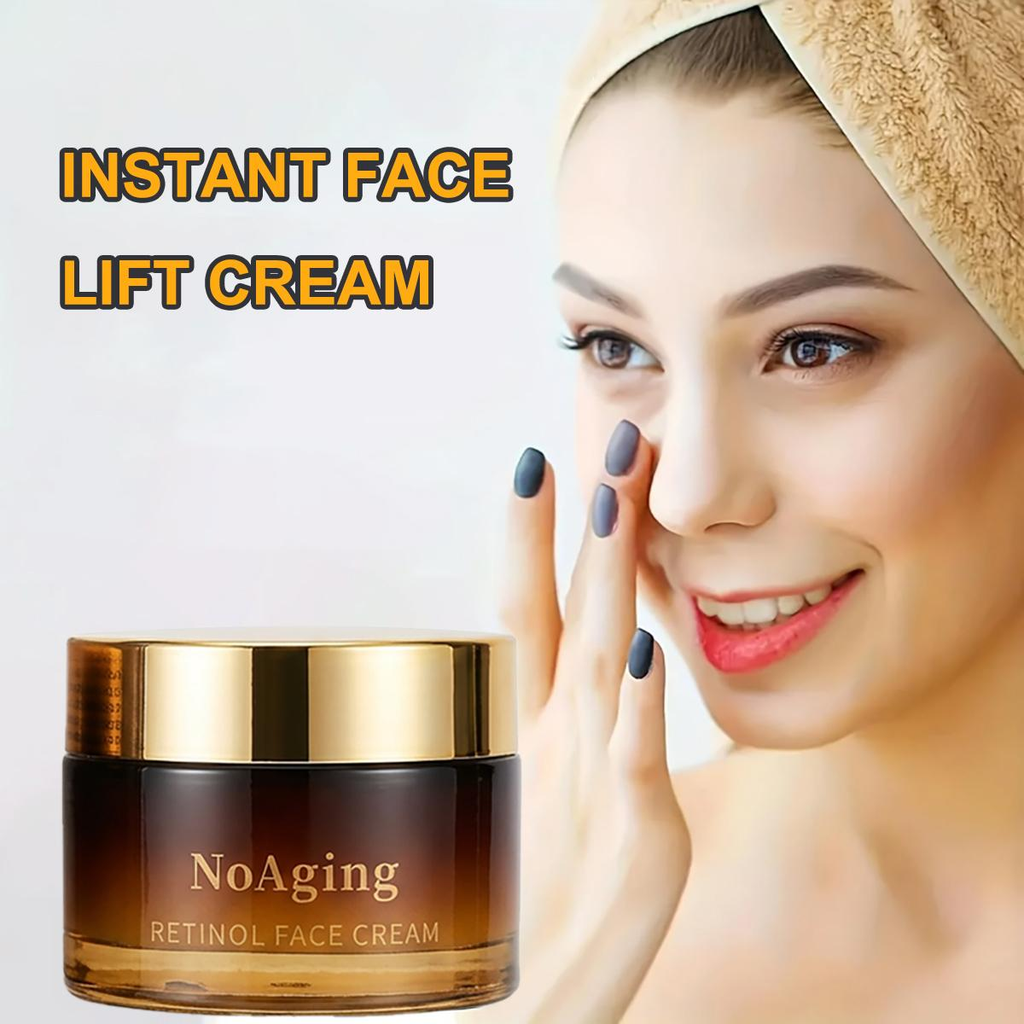 NoAging Retinol Face Cream – Night Moisturizer for Fine Lines, Firm-Looking Skin & Radiance, 50g