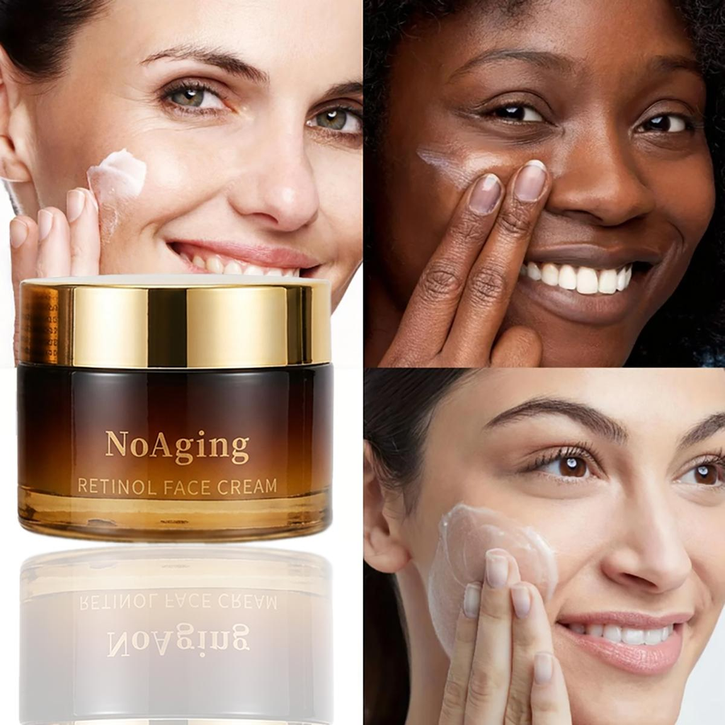 NoAging Retinol Face Cream – Night Moisturizer for Fine Lines, Firm-Looking Skin & Radiance, 50g