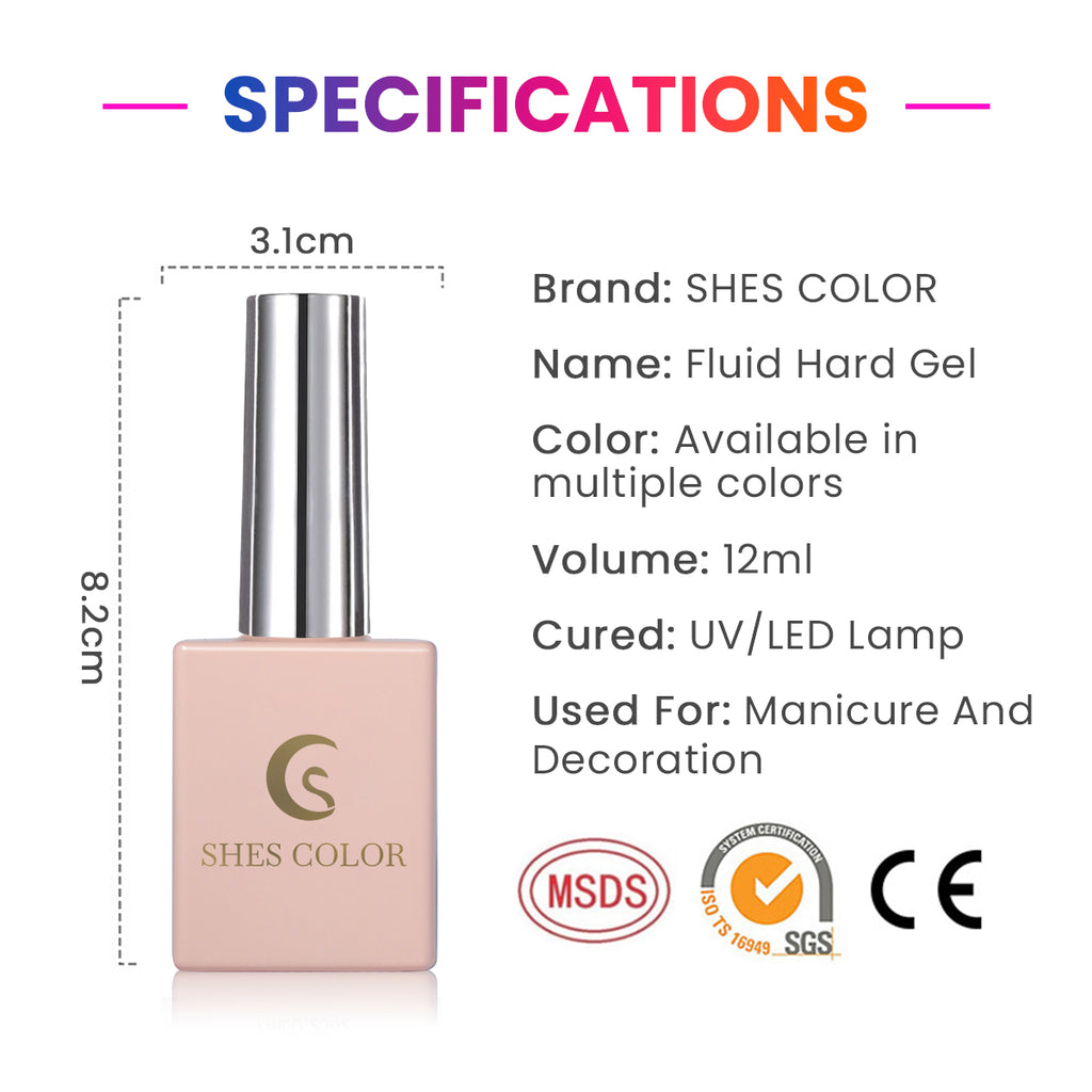 ShesColor 12 ML Gel Nail Polish Set 5 Pcs Nail Manicure Salon DIY