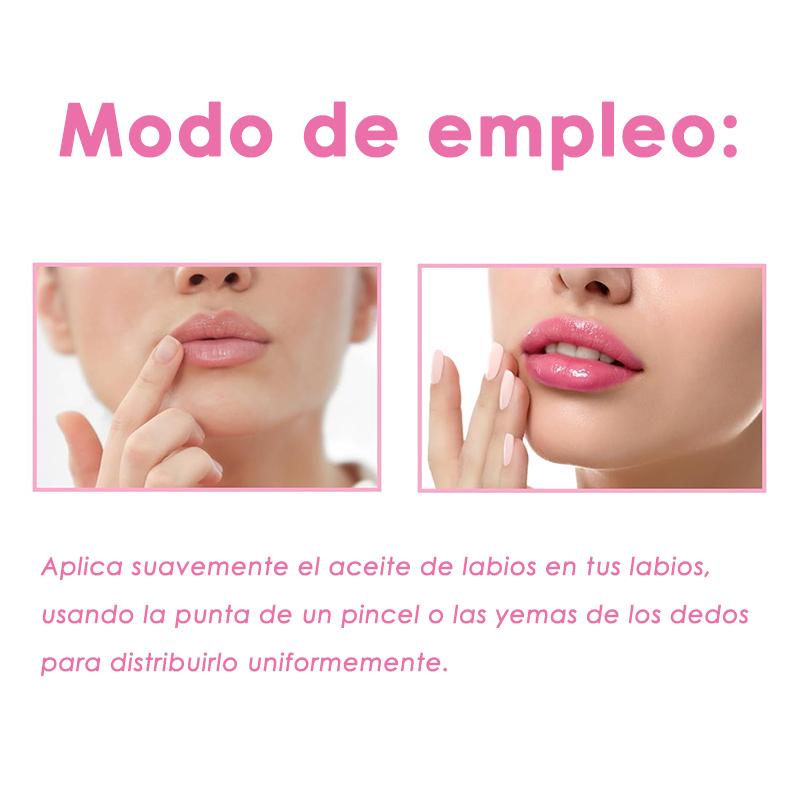 SHES COLOR Thermochromic Color-Changing Lip Oil – Hydrating Glossy Pink Lip Tint, 8.5ml