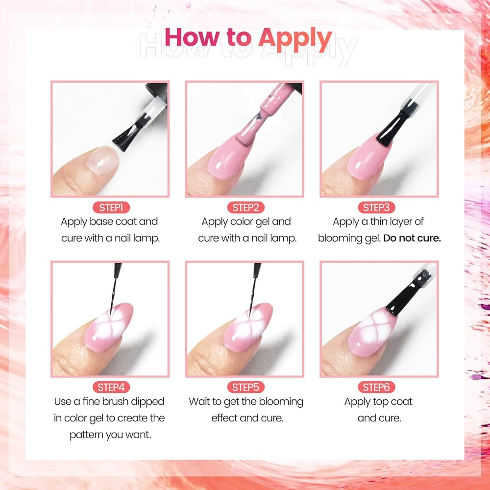 ShesColor Blooming Gel 12ml Clear Uv Led Blossom Fall Halloween Nails Gel Polish