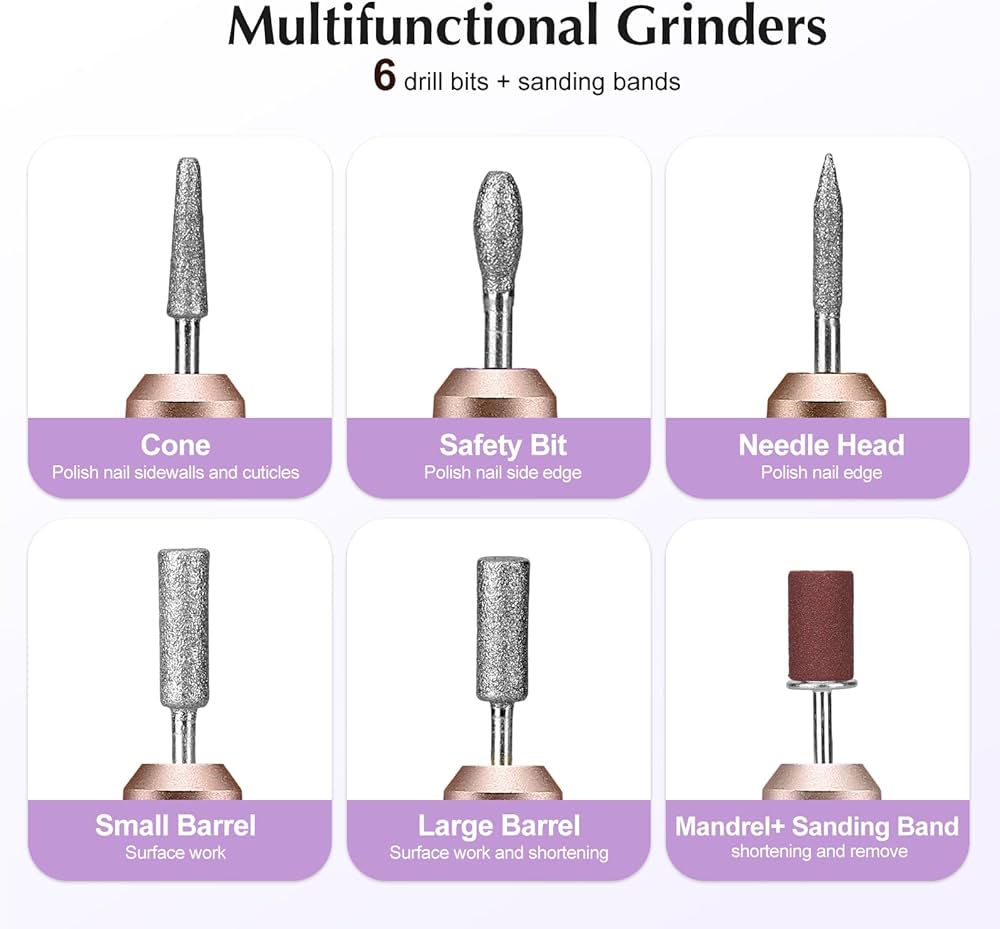 ShesColor Electric Nail Drill File Professional