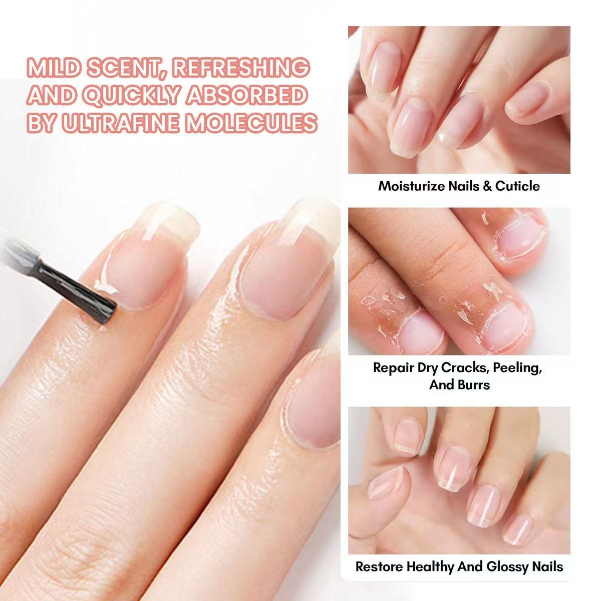 ShesColor Rose Nail Treatment Vitamin E Nail Cuticle Oil