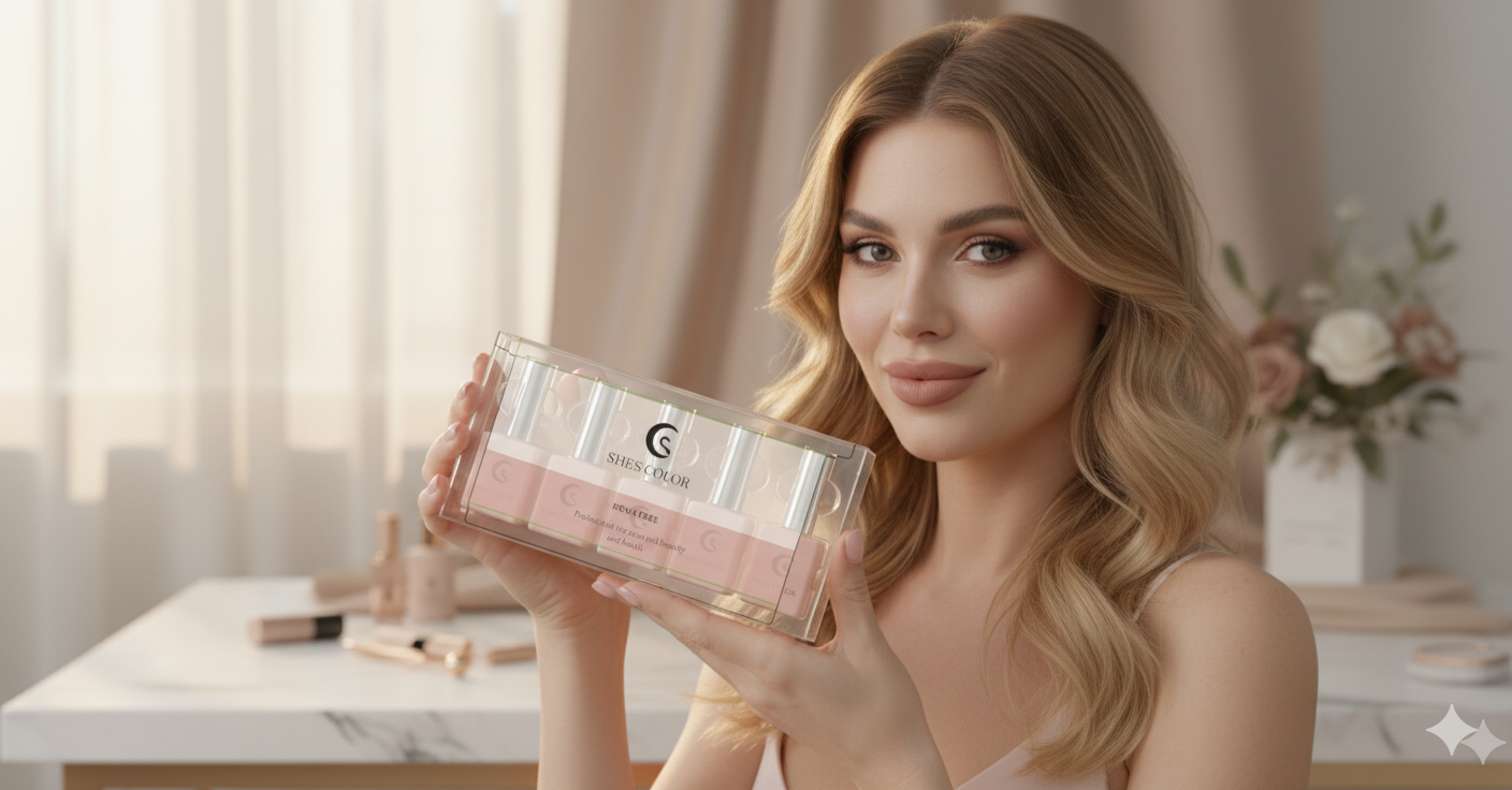 ShesColor 12 ML Gel Nail Polish Set 5 Pcs Nail Manicure Salon DIY